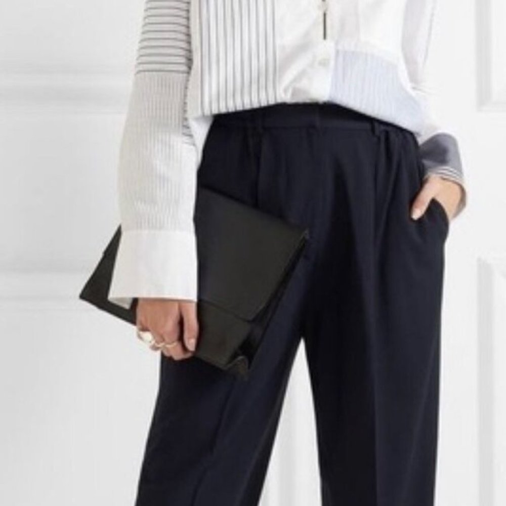 Acne Studios Contact Crepe Black Dress Pants